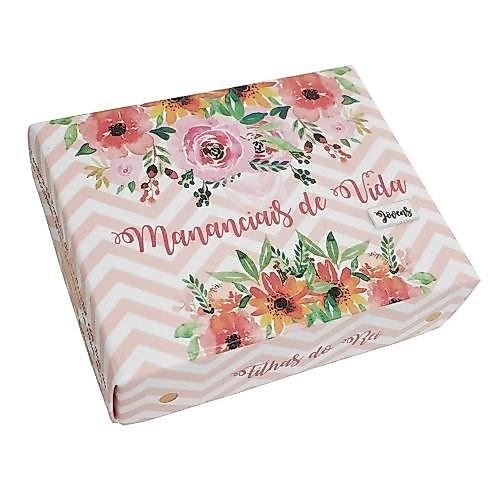 Caixinha De Versículos Diários Mananciais De Vida Jovens Floral
