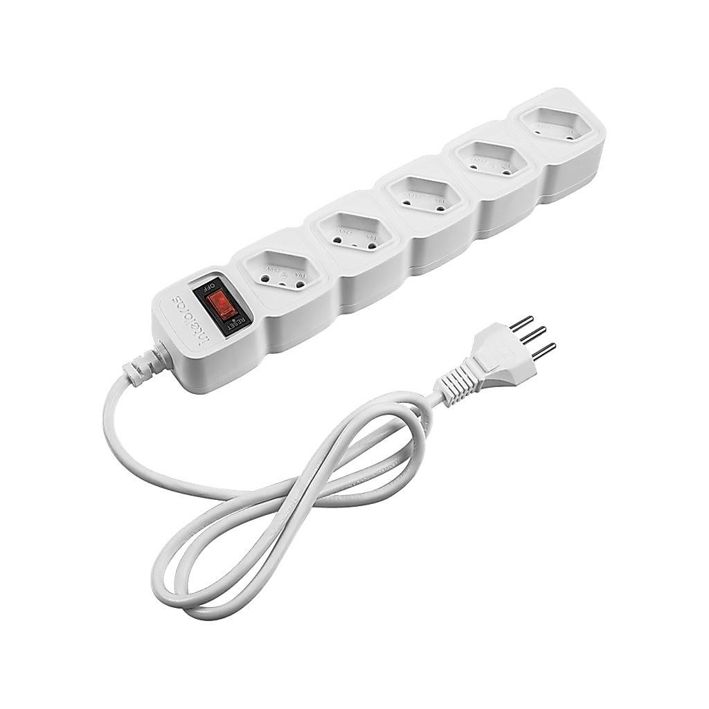 Protetor Eletrônico Intelbras Com 5 Tomadas Epe 205+ Branco