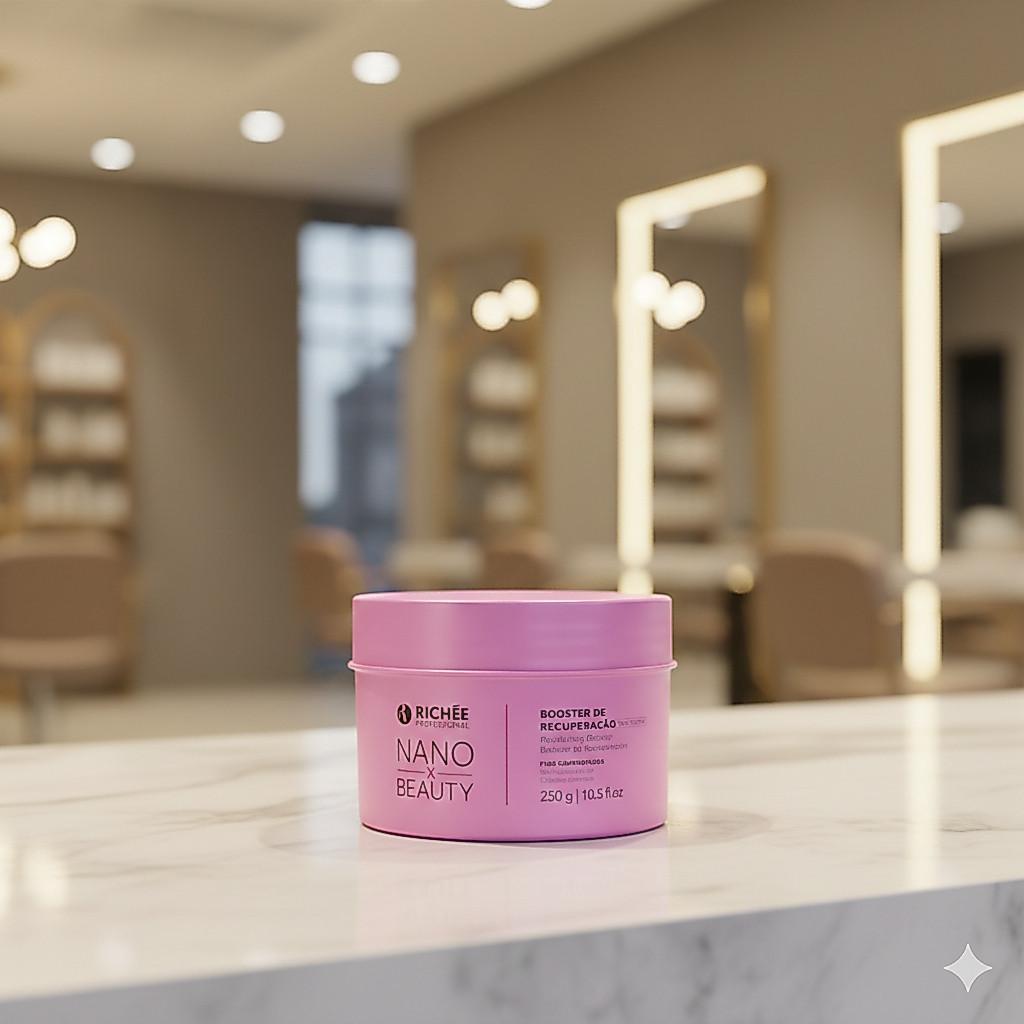 Nanobeauty Btx Booster Recuperação Termoativado Antifrizz 250g Nanobtx Repair Repositor De Massa Richée Professional