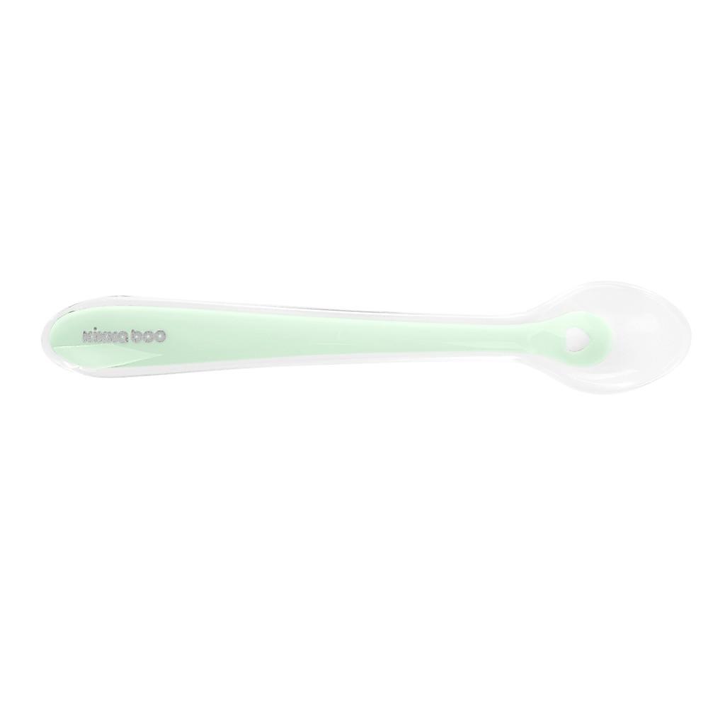 Colher De Silicone Com Caixa 1pc Mint Kikkaboo