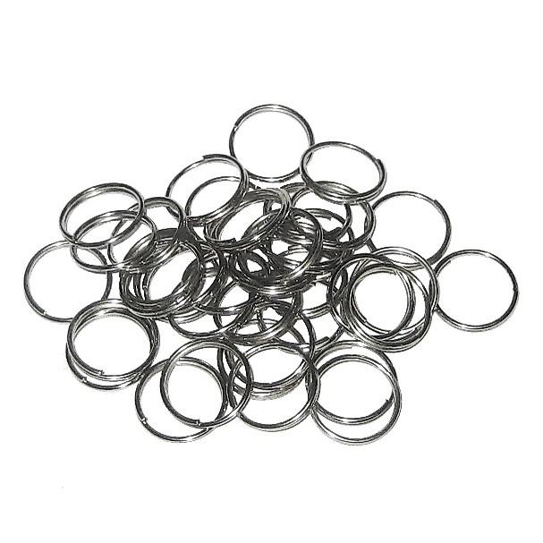 Argola De Metal Média Para Chaveiro 22mm - Pacote Com 500 Gramas