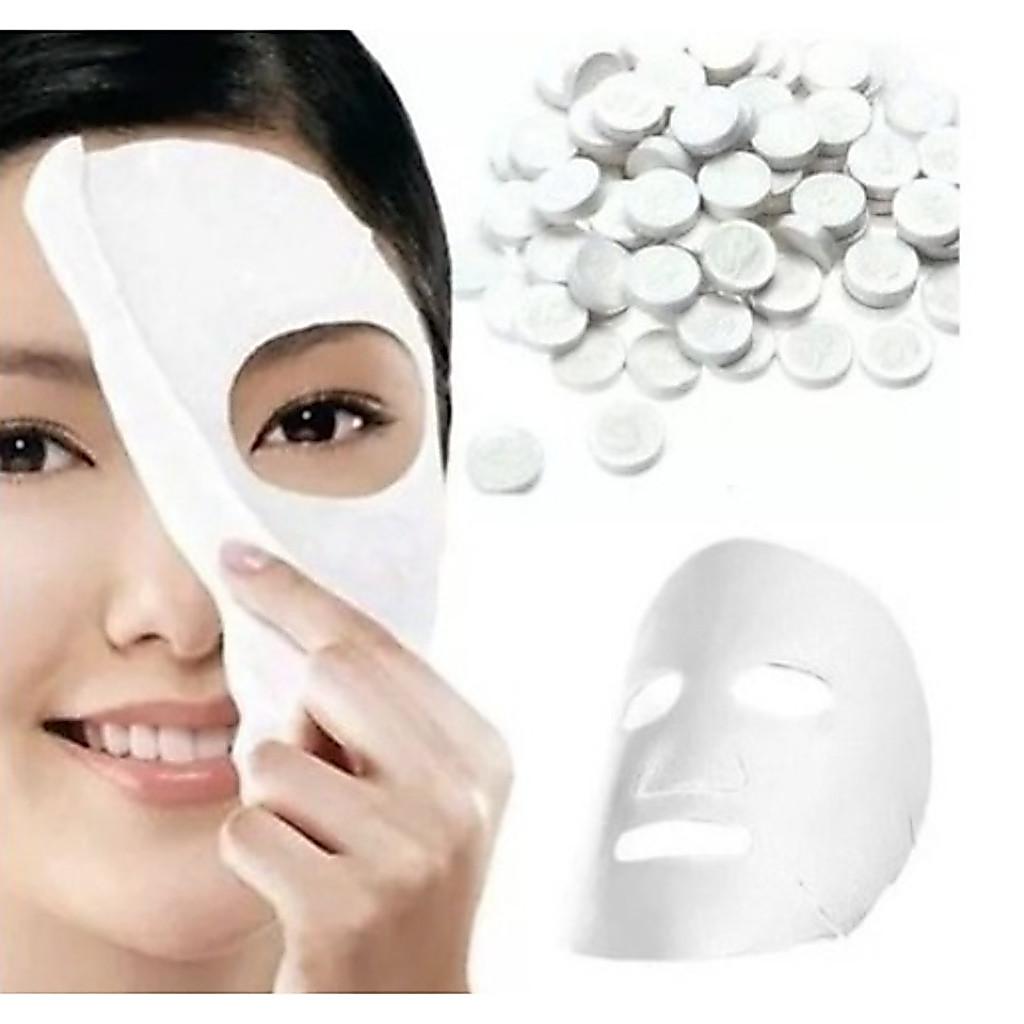 Kit Máscaras Faciais Comprimidas Para Tratamento De Beleza Conveniente