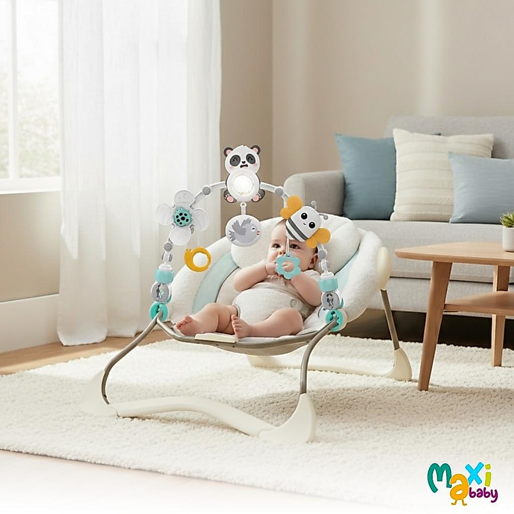 Arco Móbile Atividades Bebê Carrinho Berço Panda Maxi Baby