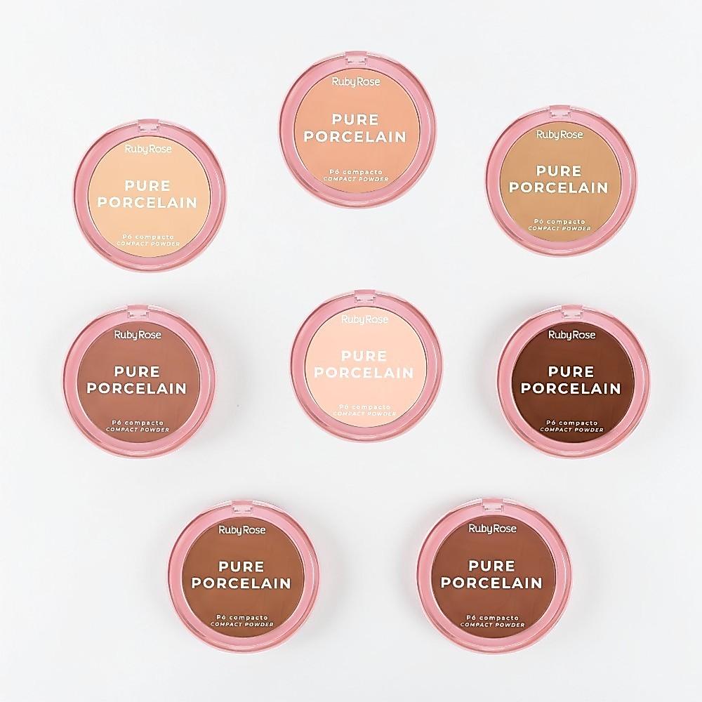Pó Compacto Facial Pure Porcelain - Hbm401 - Ruby Rose