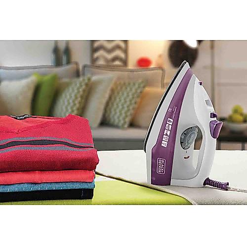 Ferro De Passar Roupa A Vapor E A Seco 1200w Antiaderente - Black Decker Fx1000 Fx1050
