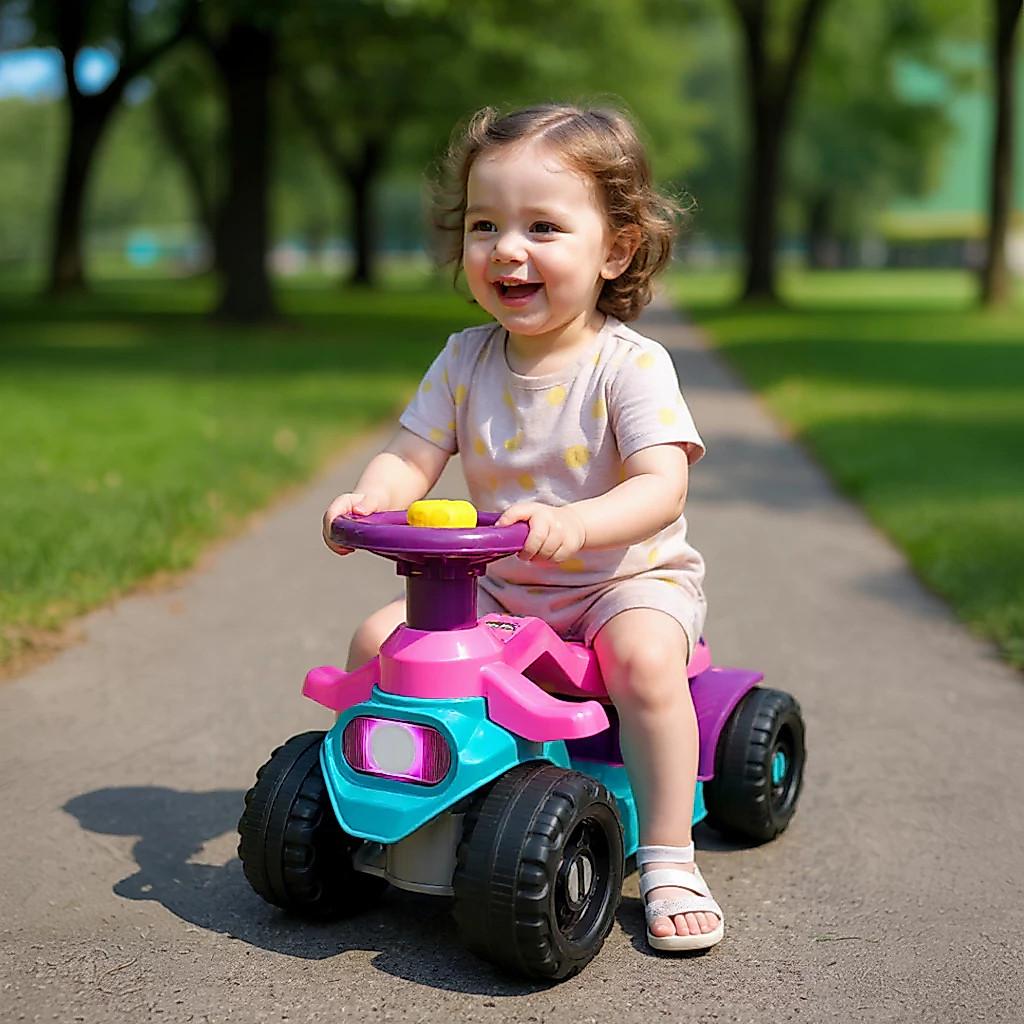 Totoka Andador Gira Menina Rosa 1 A 3 Anos Até 16kg Freio Volante Buzina - Inmetro Queen Shop