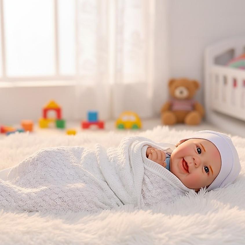 Bebê Reborn Boneco Stitch Menino Original Realista De Silicone Pode Dar Banho