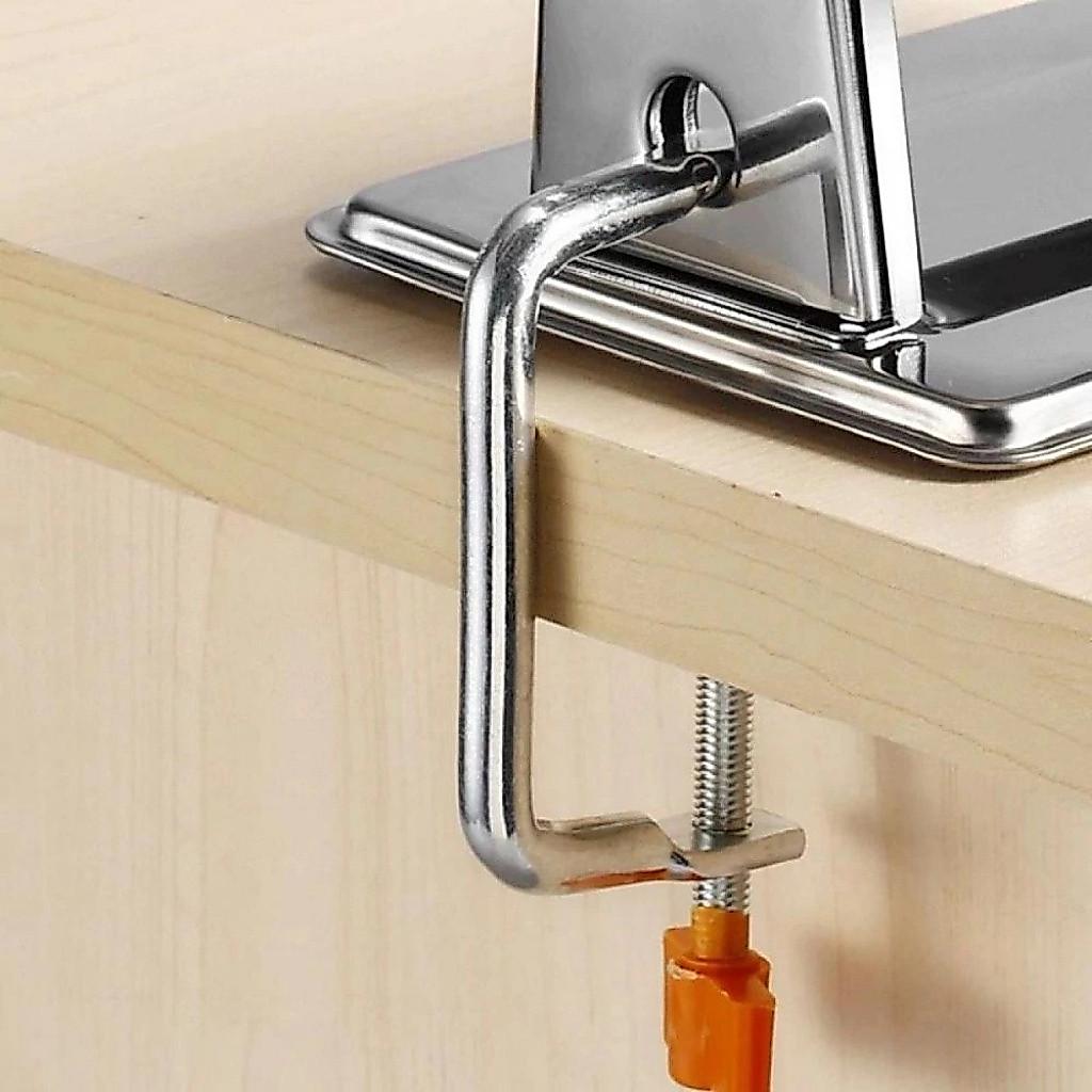 Máquina De Macarrão Massa Caseira E Pastel Profissional Inox C/Manivela 3 Tipos Bestfer