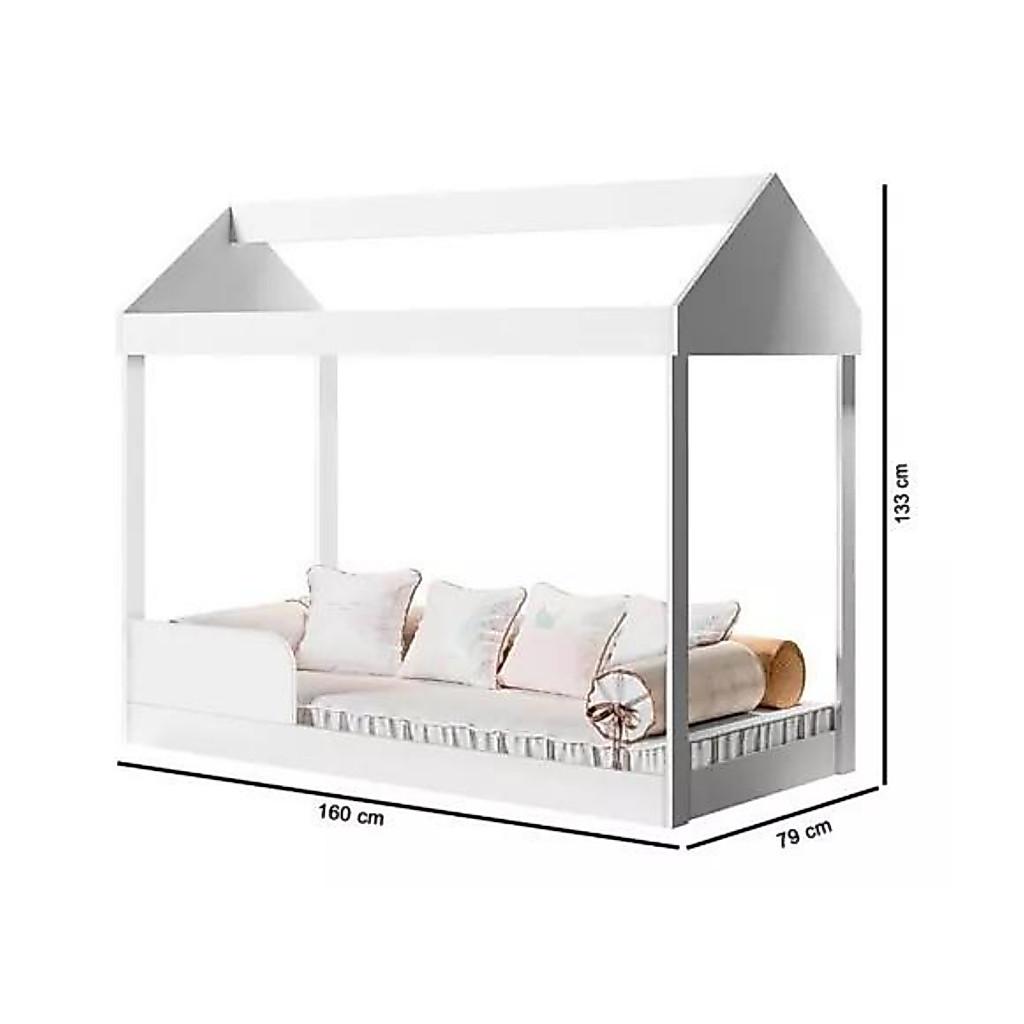 Mini Cama Infantil Crystal Dakota Montessoriana Casinha - Av