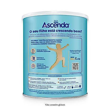 Suplemento Alimentar Ascenda Lata 800g Sem Sabor Nestlé
