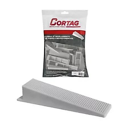 Cunha Para Nivelamento De Revestimentos 50pcs - Cortag Cor Branco