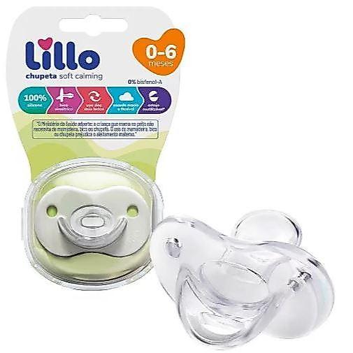 Chupeta 100 Silicone Soft Calming 0m+ Neutra - Lillo