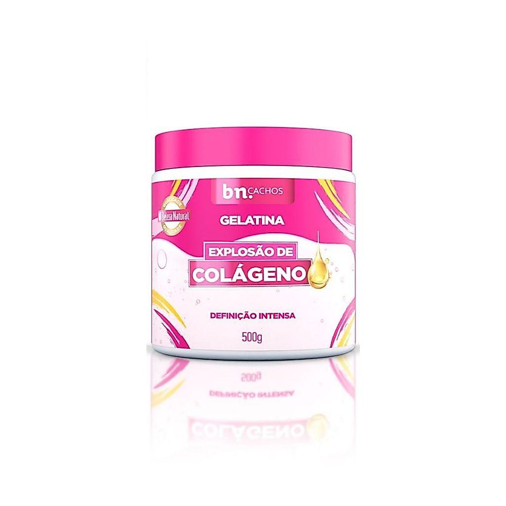 Kit Creme De Pentear + Gelatina Explosão De Colágeno Bn.cachos
