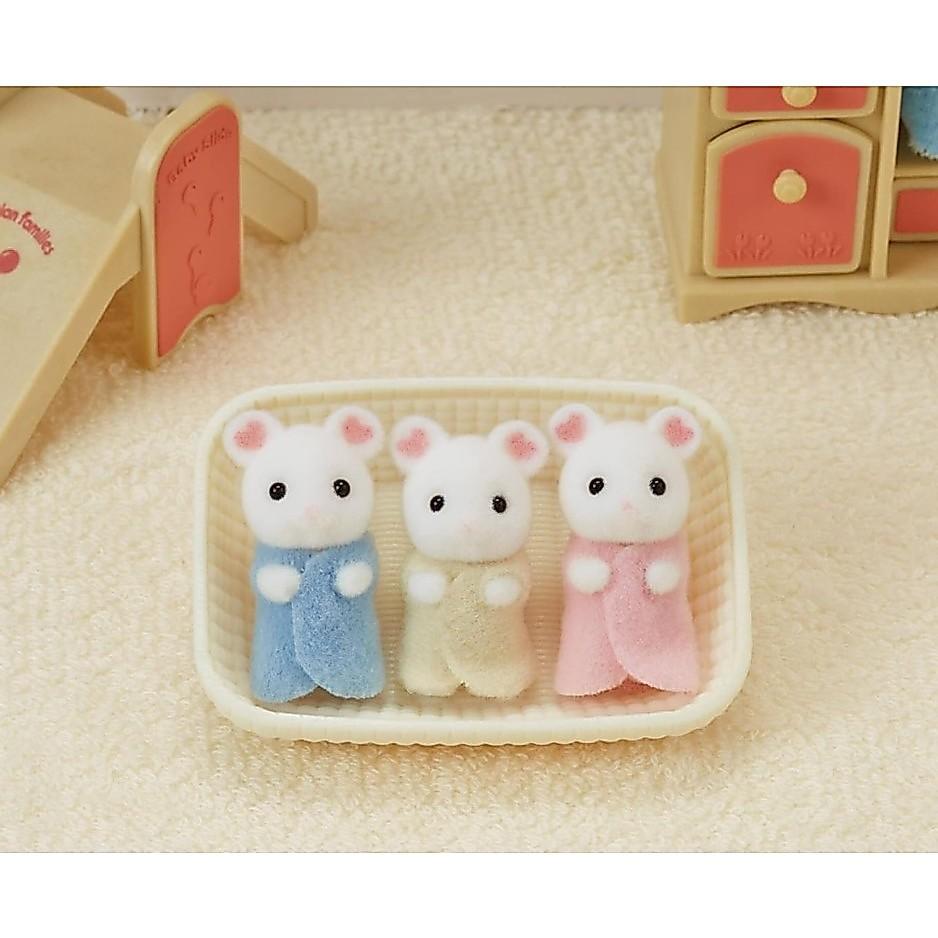 Sylvanian Families Trigêmeos Rato Marshmallow 5337 Epoch