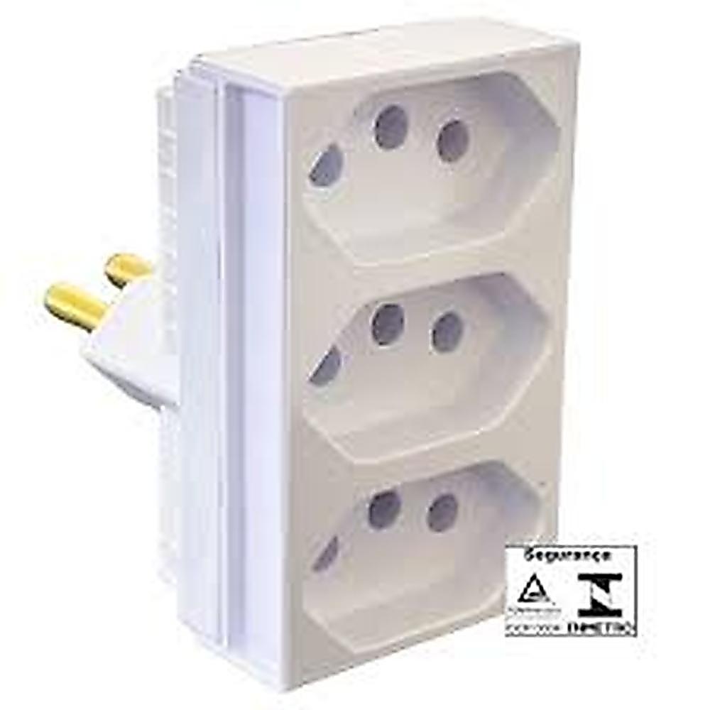 Pino Adaptador Monobloco 3 Saídas 20a 2p+t - Ilumi