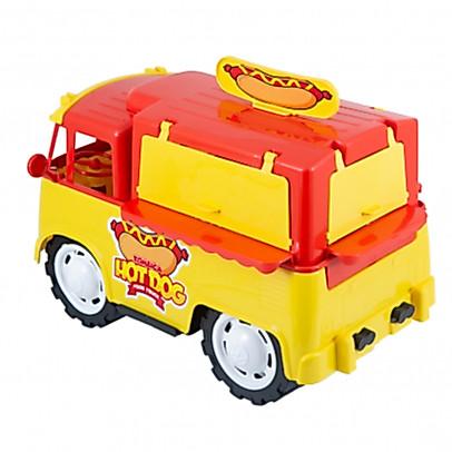 Kombi Carrinho Brinquedo Hot Dog Food Truck Detalhes Realistas - Kombica Retrô - Certificado Inmetro