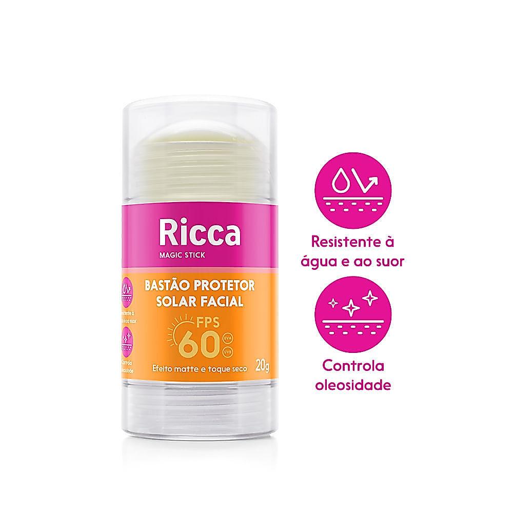 Bastão Facial Protetor Solar Fps60 Ricca