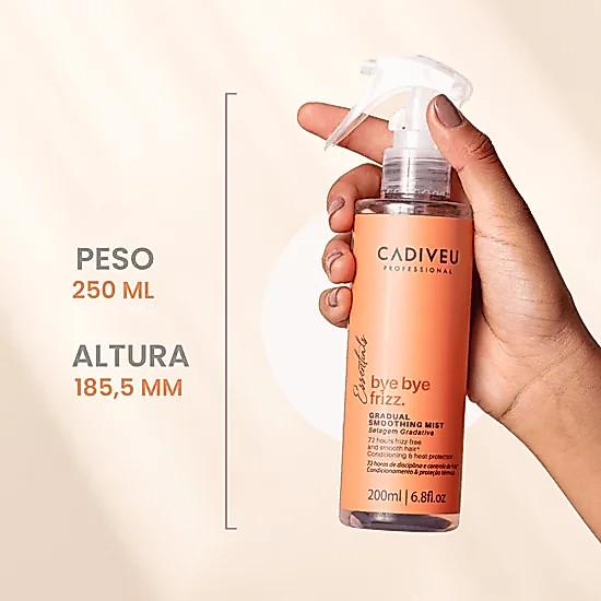 Cadiveu Professional Essentials Bye Frizz Gradual Smoothing Mist - Spray Protetor Térmico 200ml