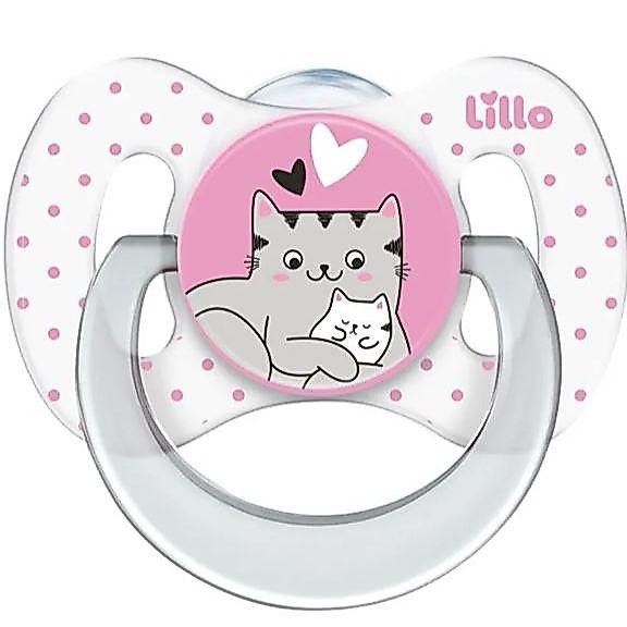 Chupeta Bico De Silicone Funny Amor 0m+ Rosa - Lillo