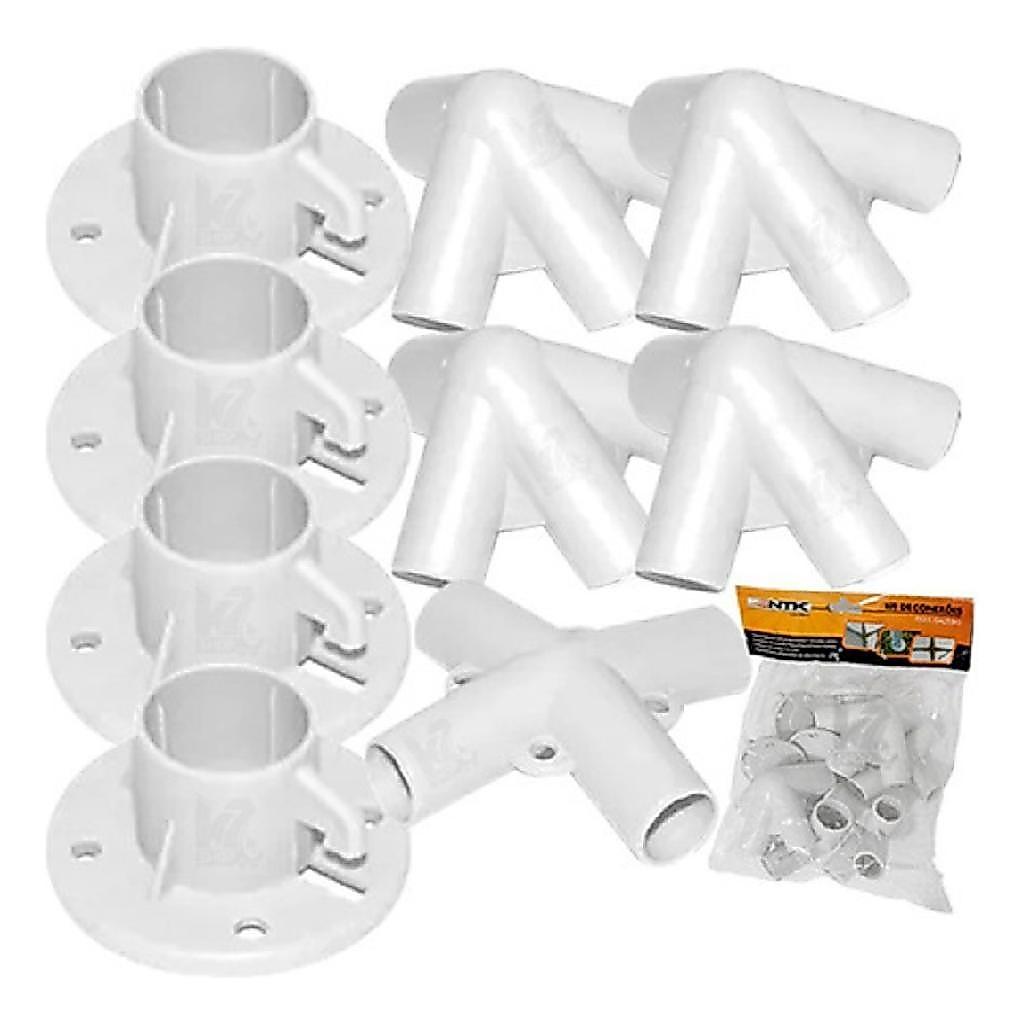 Conexão Tenda Reparo Gazebo Nautika Fiesta Palace Green Fantasy 9pc
