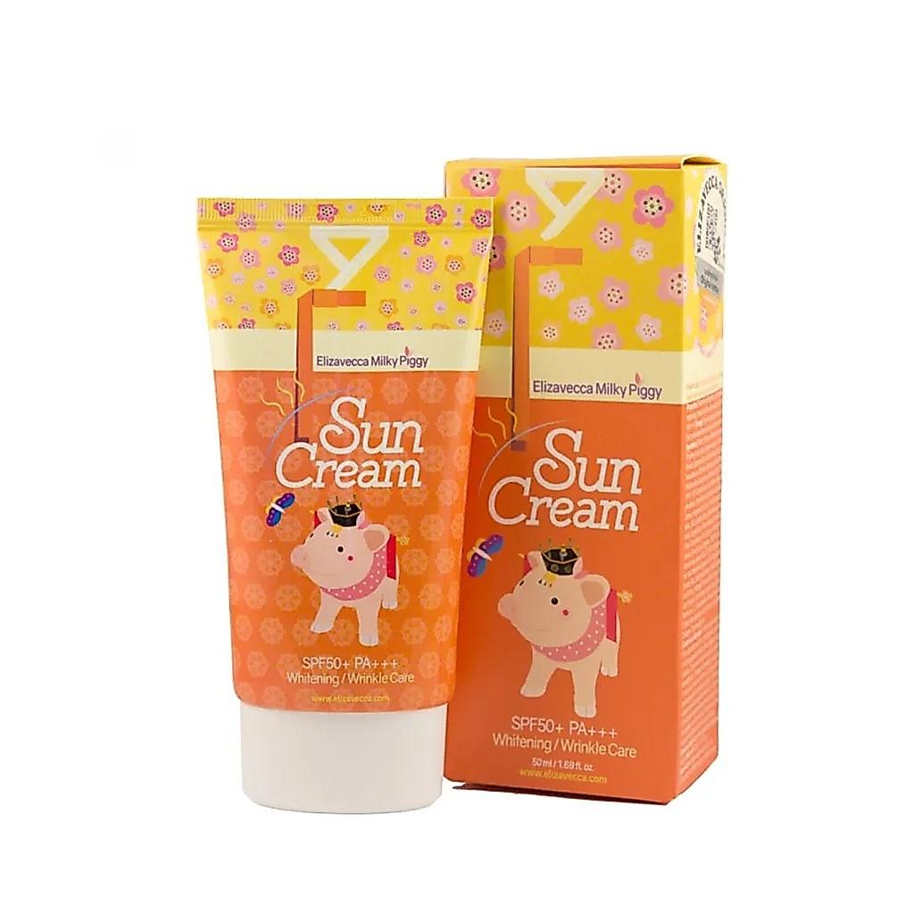 Elizavecca Creme Solar Porquinho Leitoso Spf50 + Pa + 50g
