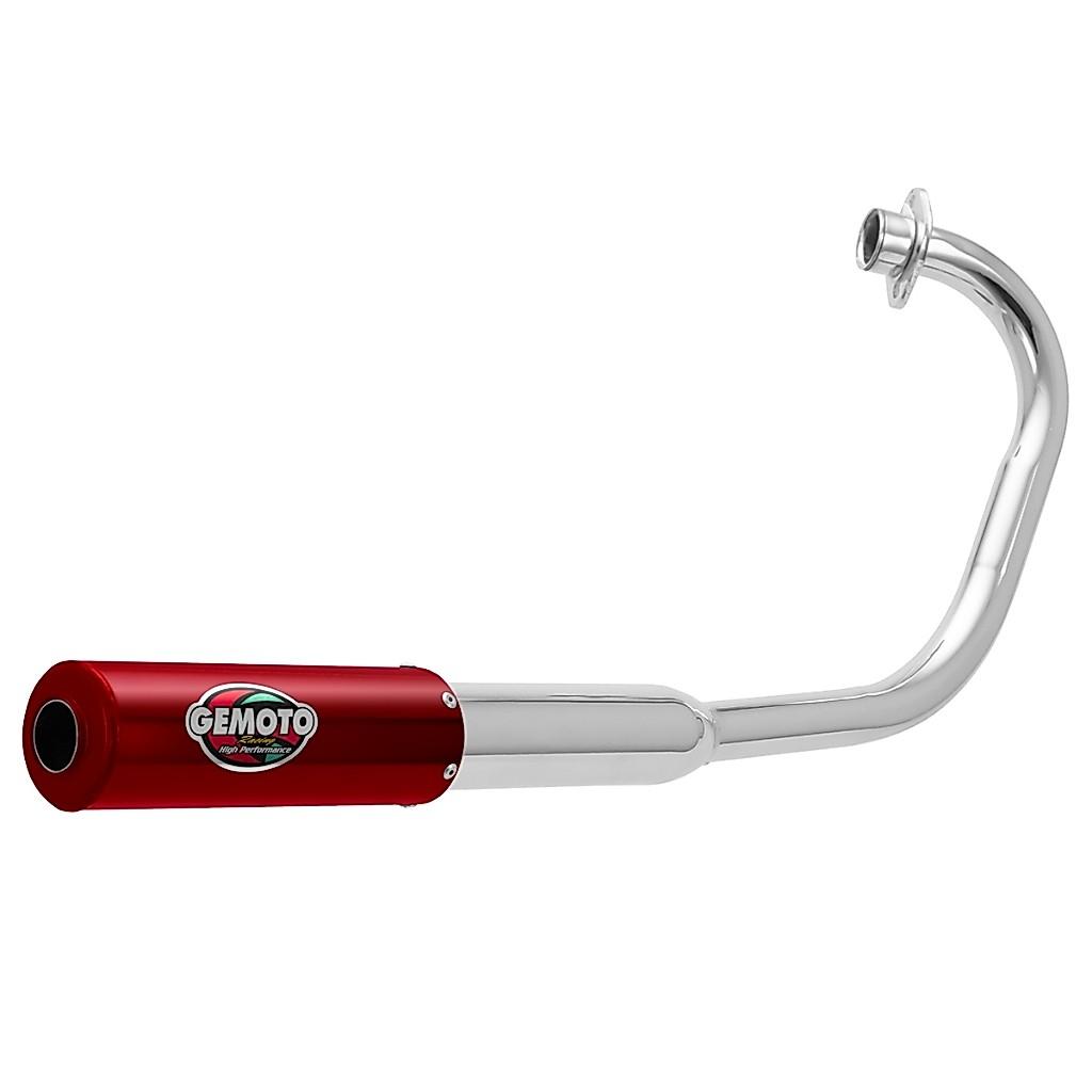 Escapamento Gemoto Racing Para Moto Titan Ks - Es 150 2009 - 2013/Fan 150 2010 2011 2012