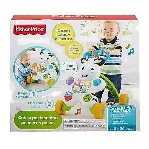 Fisher Price Andador De Atividades Zebra Apoiador Com Luz E Som -- Mattel Dlh48