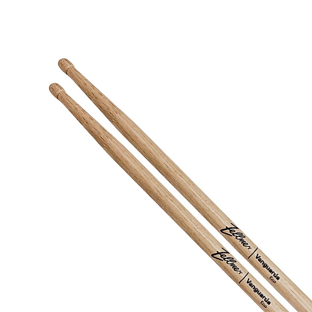 Kit 10 Pares De Baquetas Vanguarda Ponta De Madeira Oliva Bateria Percussão