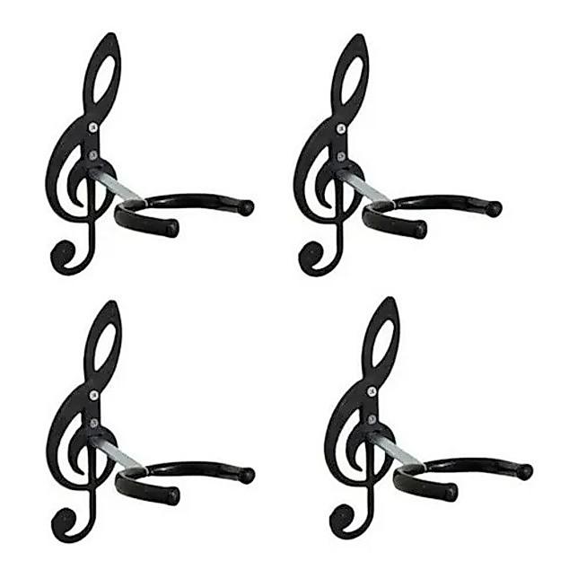 Suporte De Parede Para Violão Guitarra Ukulele Violino Cavaco Bandolim Clave De Sol Plástico Suporta Até 8kg