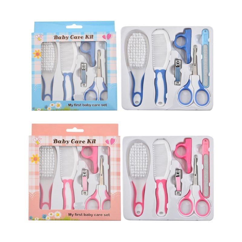 Kit Higiene Bebe Cuidados Com Recém Nascido Bebê 6 Em 1 Acessório