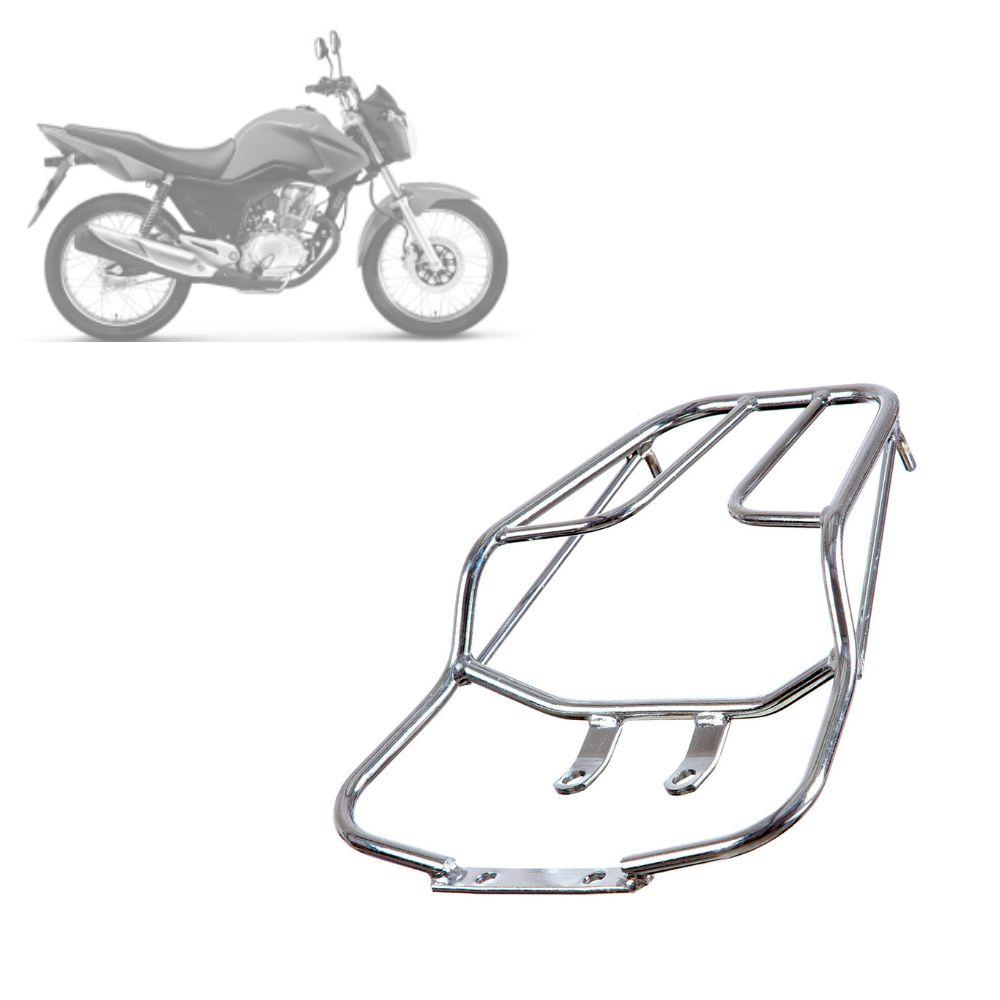Bagageiro Aço Maciço PRO Tork Sansão Moto Titan Fan 125 150