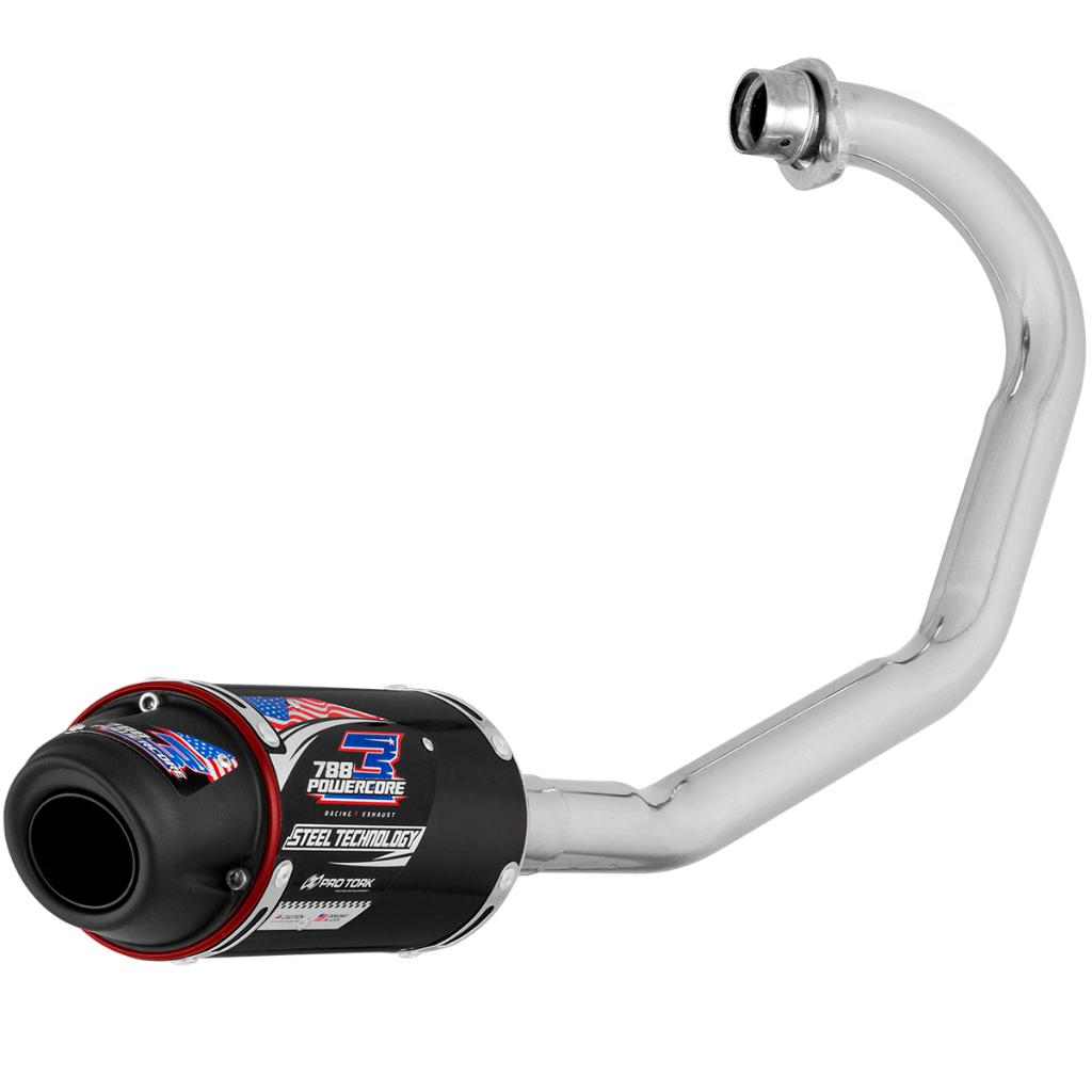 Escapamento Moto PRO Tork Powercore 3 Steel Technology Titan Fan 150 2009 Fan 125 2009 A
