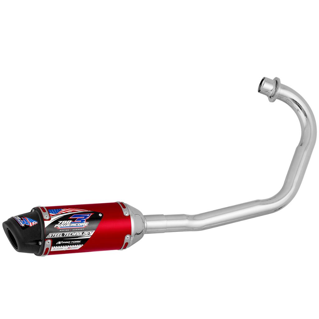 Escapamento Escape Moto PRO Tork Powercore 3 Steel Technology Titan 125 1995 1996 1997 1998