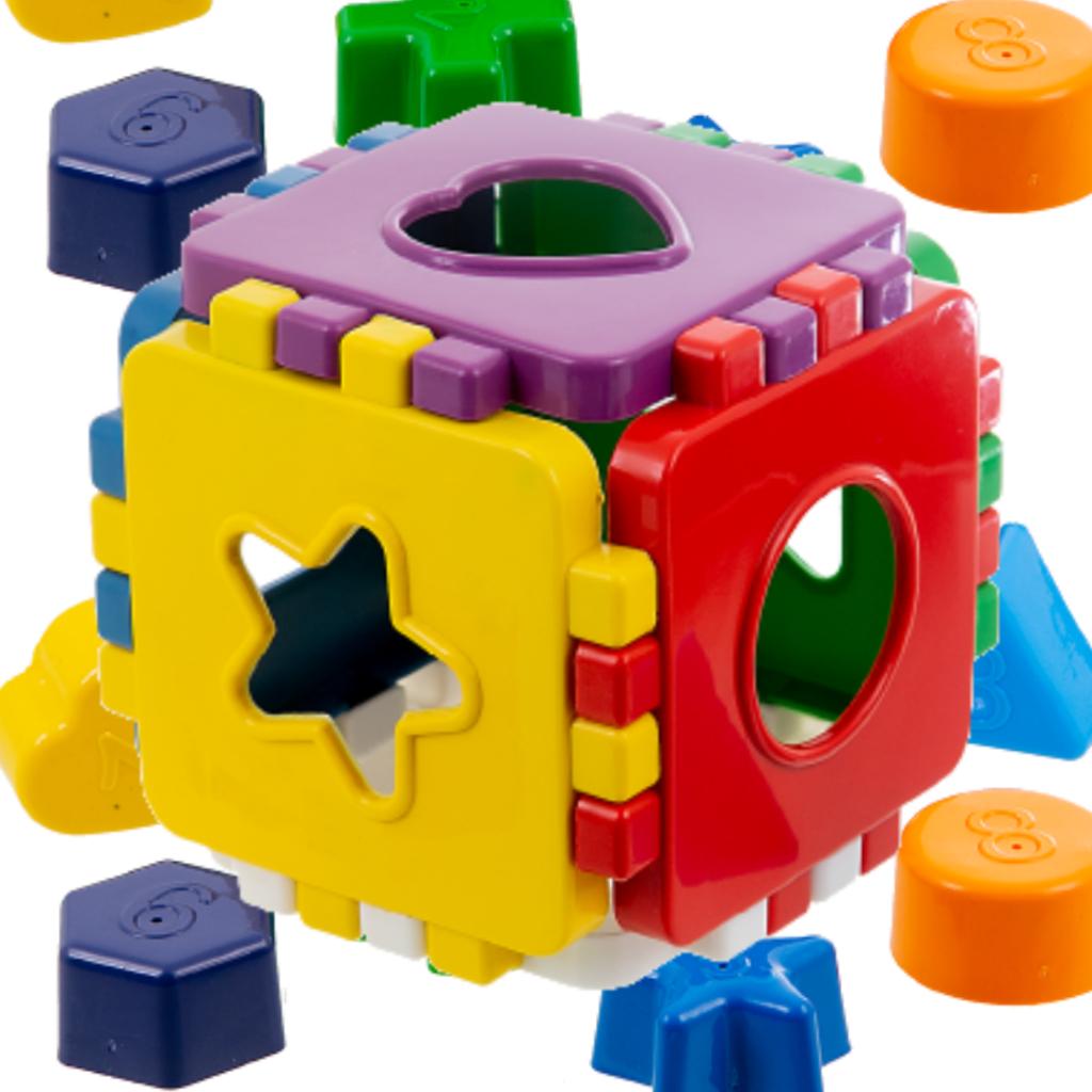 Cubo Educativo Pedagógico De Montar - Desenvolvimento Infantil - Certificado Inmetro - Queen Shop