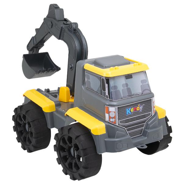 Carrinho Caminhão De Construção Escavadeira Com Braço Articulado - Brinquedo Grande - Modelo Forte - Queen Shop
