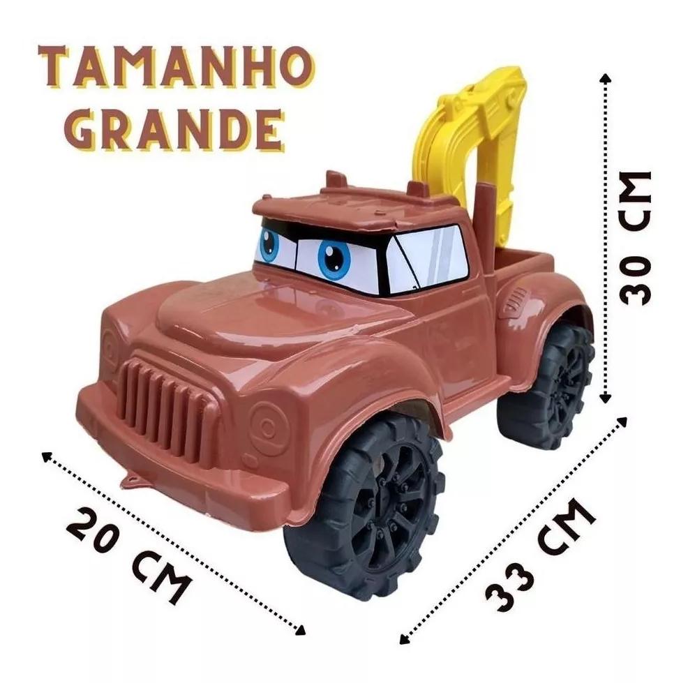 Carro Guincho Articulado Grande - Mate Carros - Macqueen - Menino Brinquedo Kendy Queen Shop