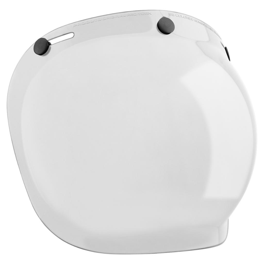 Viseira Bolha Para Capacete Moto Aberto Bubble Custom Universal Cristal PRO Tork