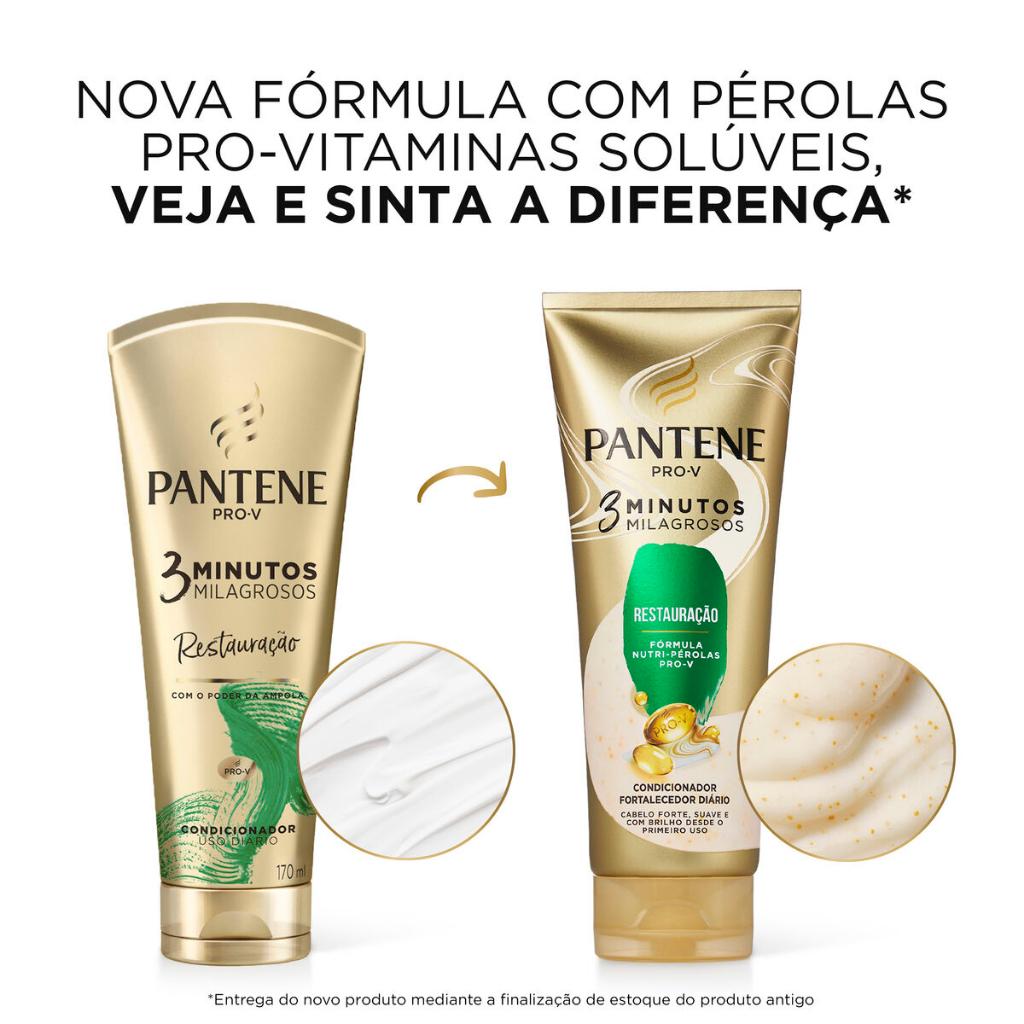 Condicionador Pantene 3 Minutos Milagrosos Restauração 170ml