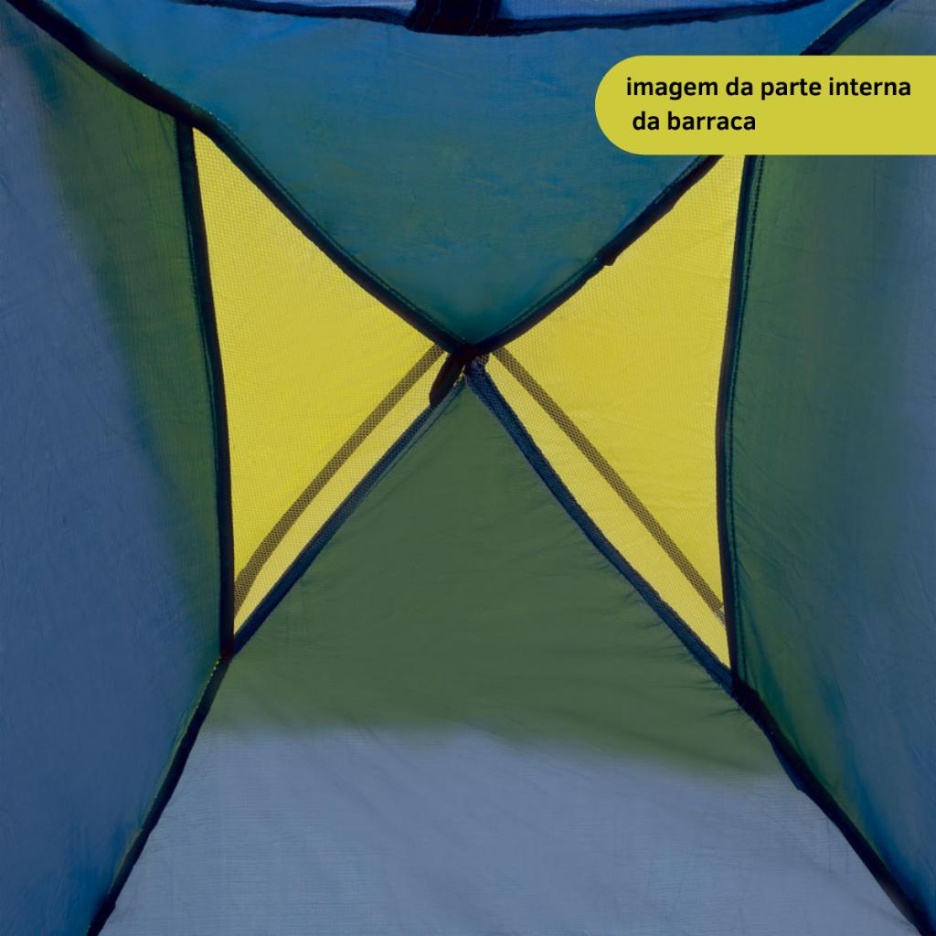 Barraca Camping Iglu Para 2 Pessoas Azul - Mor
