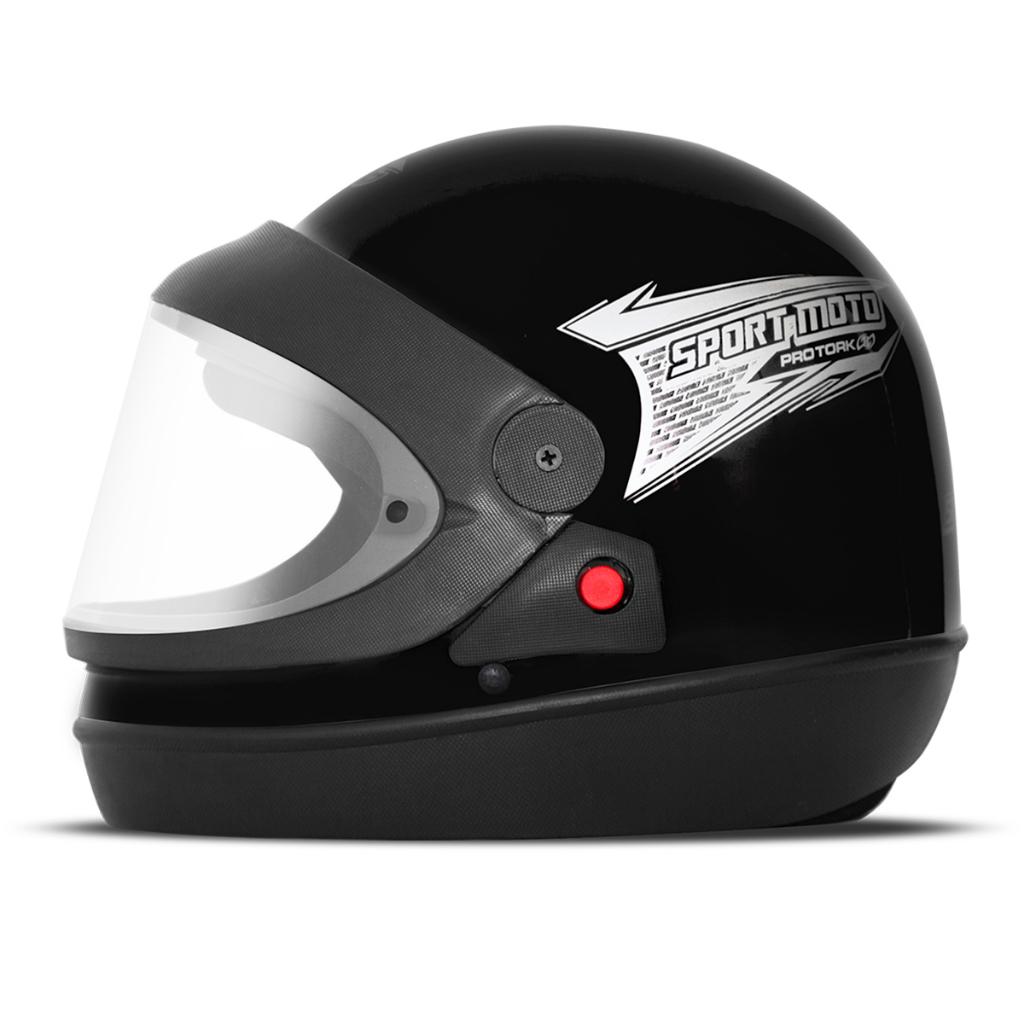Capacete Fechado Sport Moto Integral PRO Tork Masculino E Feminino Com Viseira Automática