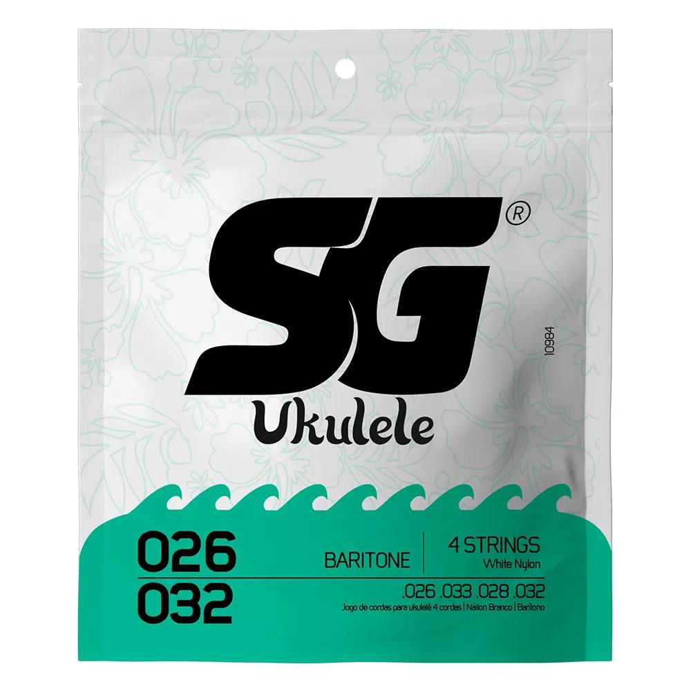 Encordoamento Ukulele Baritono Sg 10984 + 2 Palhetas