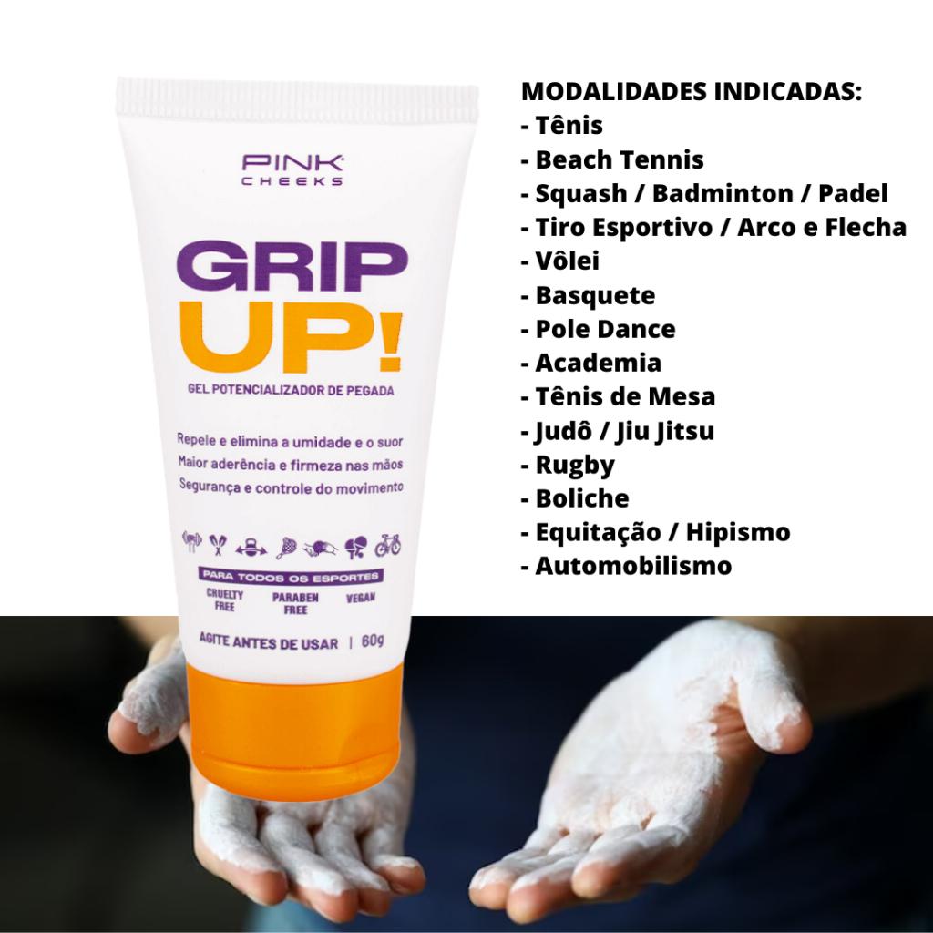 Grip Up Gel Potencializador De Pegada Lançamento Pink Cheeks Para Maior Firmeza Nas Mãos