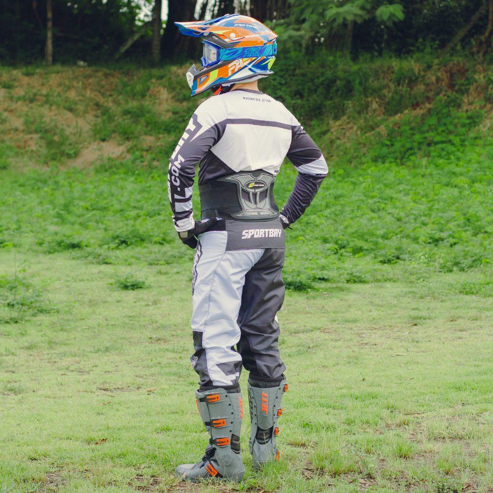 Cinta Abdominal De Proteção Para Motocross PRO Tork Armor Off Road Com Elástico E Velcro