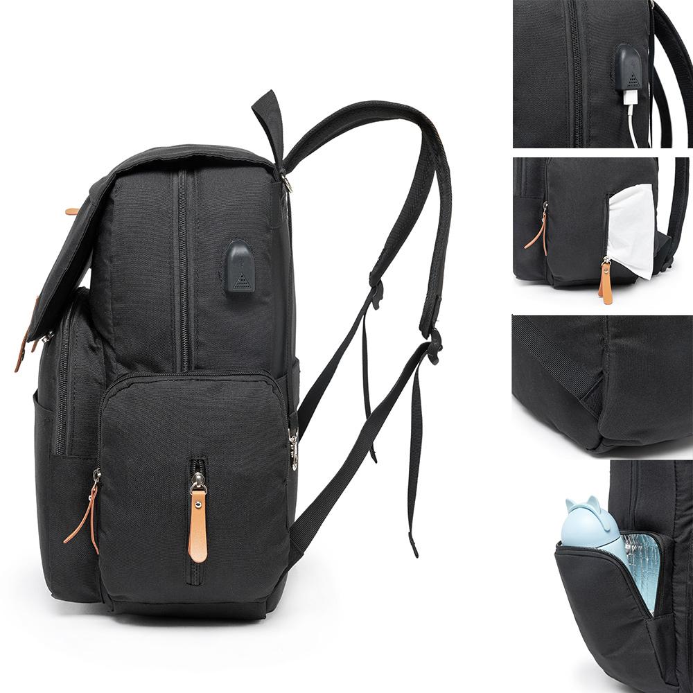 Bolsa Mochila Saída Maternidade Mãe E Bebê Lequeen Multifuncional