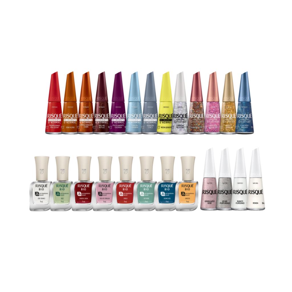 Esmalte Risque Escolha A Sua Cor Unitário Manicure 1 Linha Bio E Tradicional