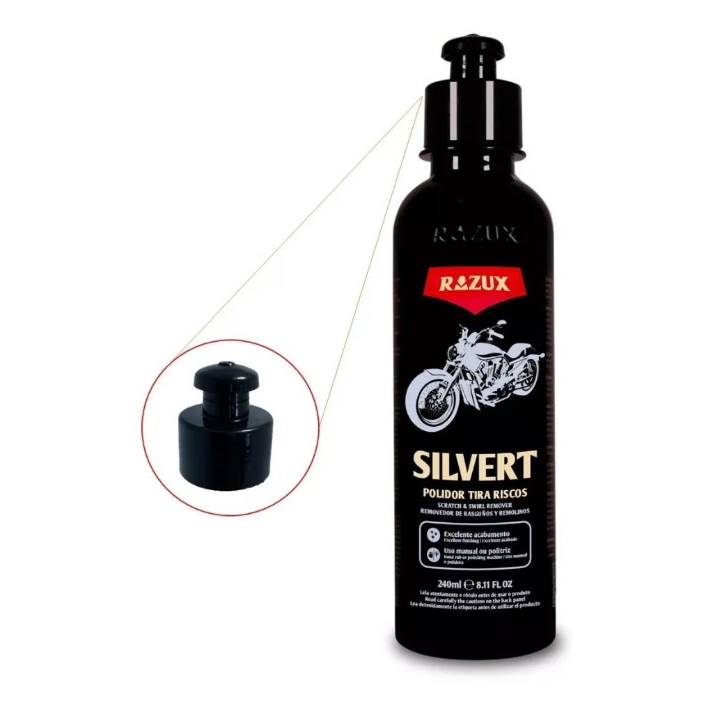 Silvert Polidor Para Tirar Riscos Da Moto 240ml Razux
