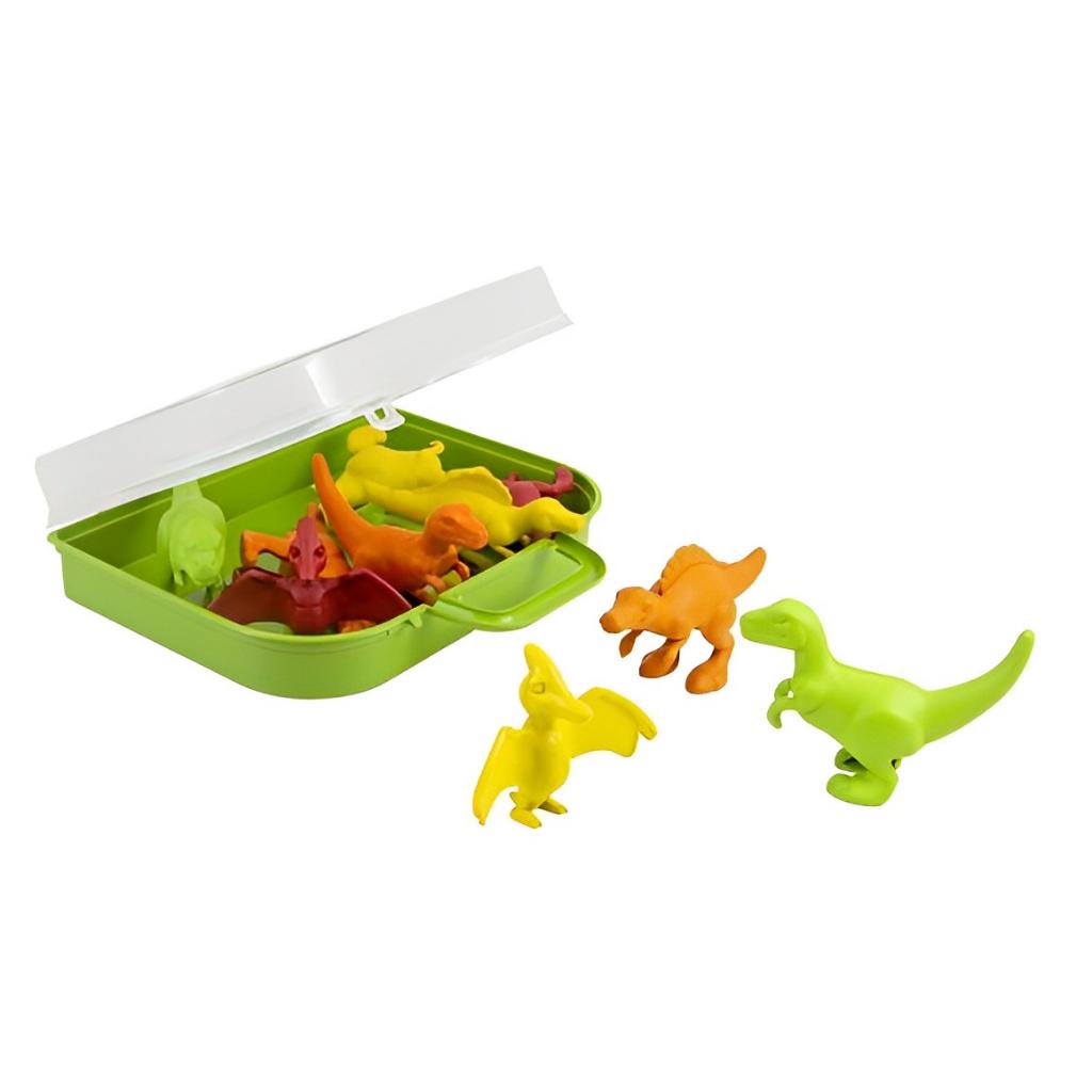 Kit Brinquedos Maleta De Dinossauros Com Unidades Raras De Dinos - Certificado Inmetro - Queen Shop