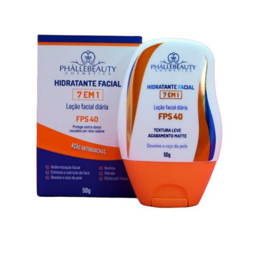 Hidratante Facial 7 Em 1 - FPS 40 Da Phallebeauty
