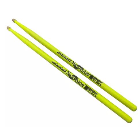 Baqueta Spanking Colors Fluorescente Ponta Madeira 2B