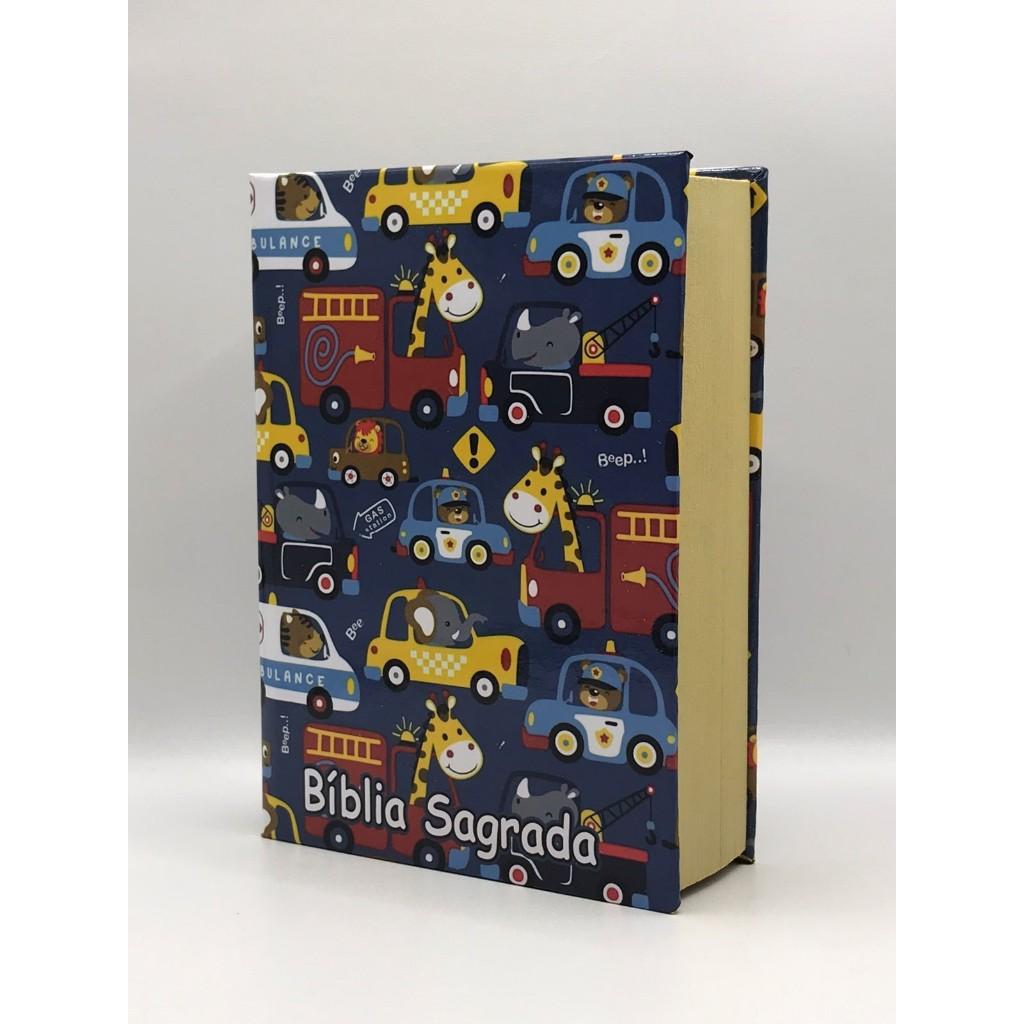 Kit 3 Bíblias Sagrada Tamanho Pequeno Infantil Completa